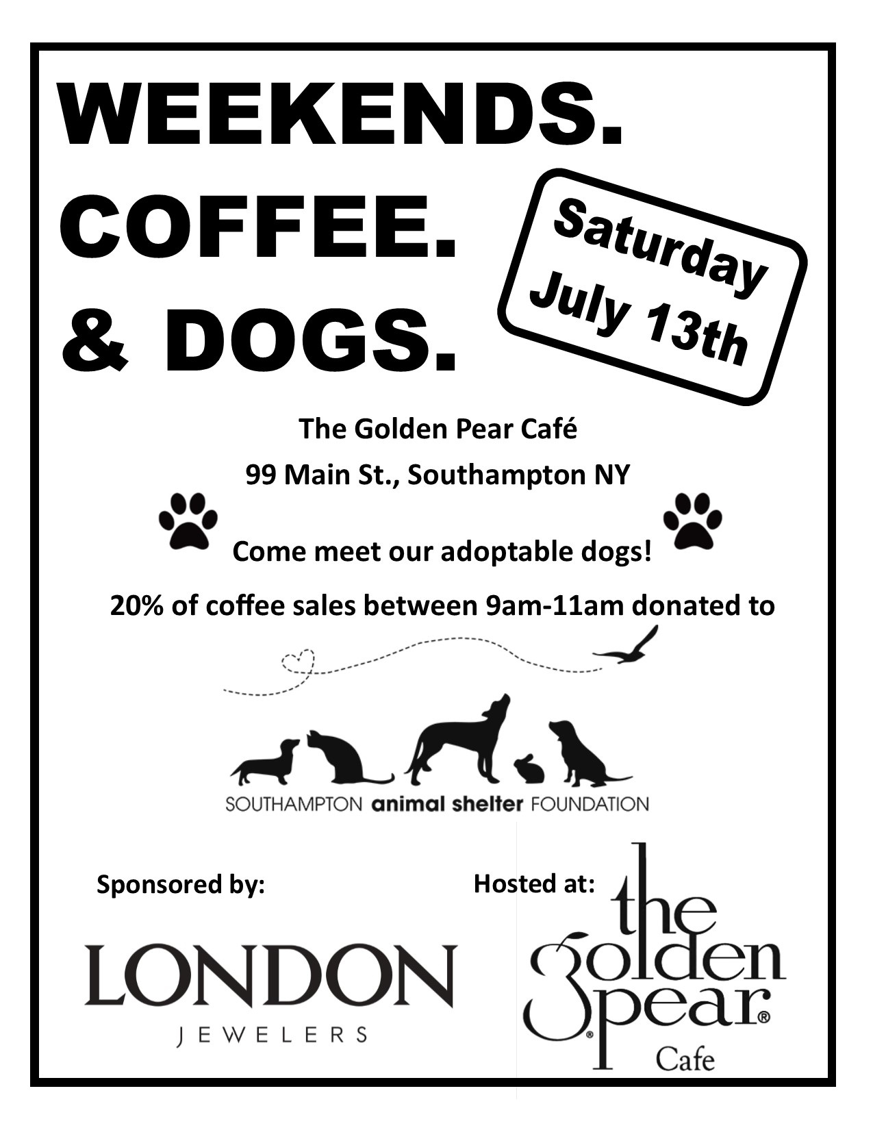 Weekends. Coffee. & Dogs.
