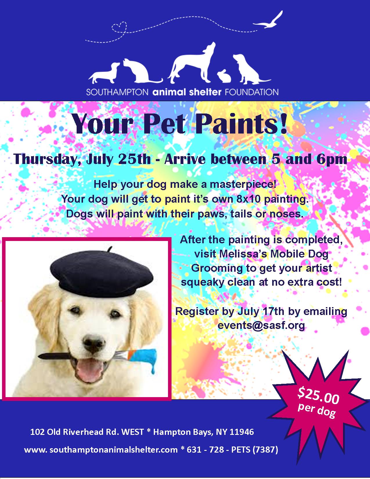 Your Pet Paints!