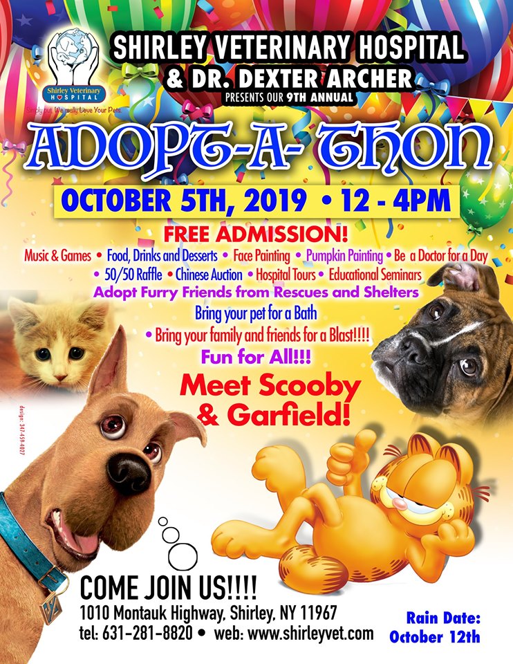 Shirley Veterinary Hospital's 9th Annual Adopt-A-Thon