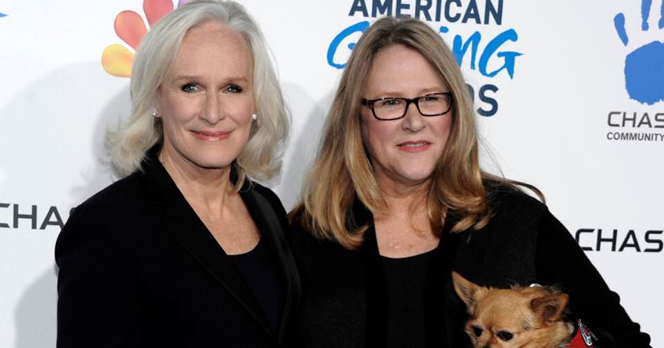 Glenn Close and sister