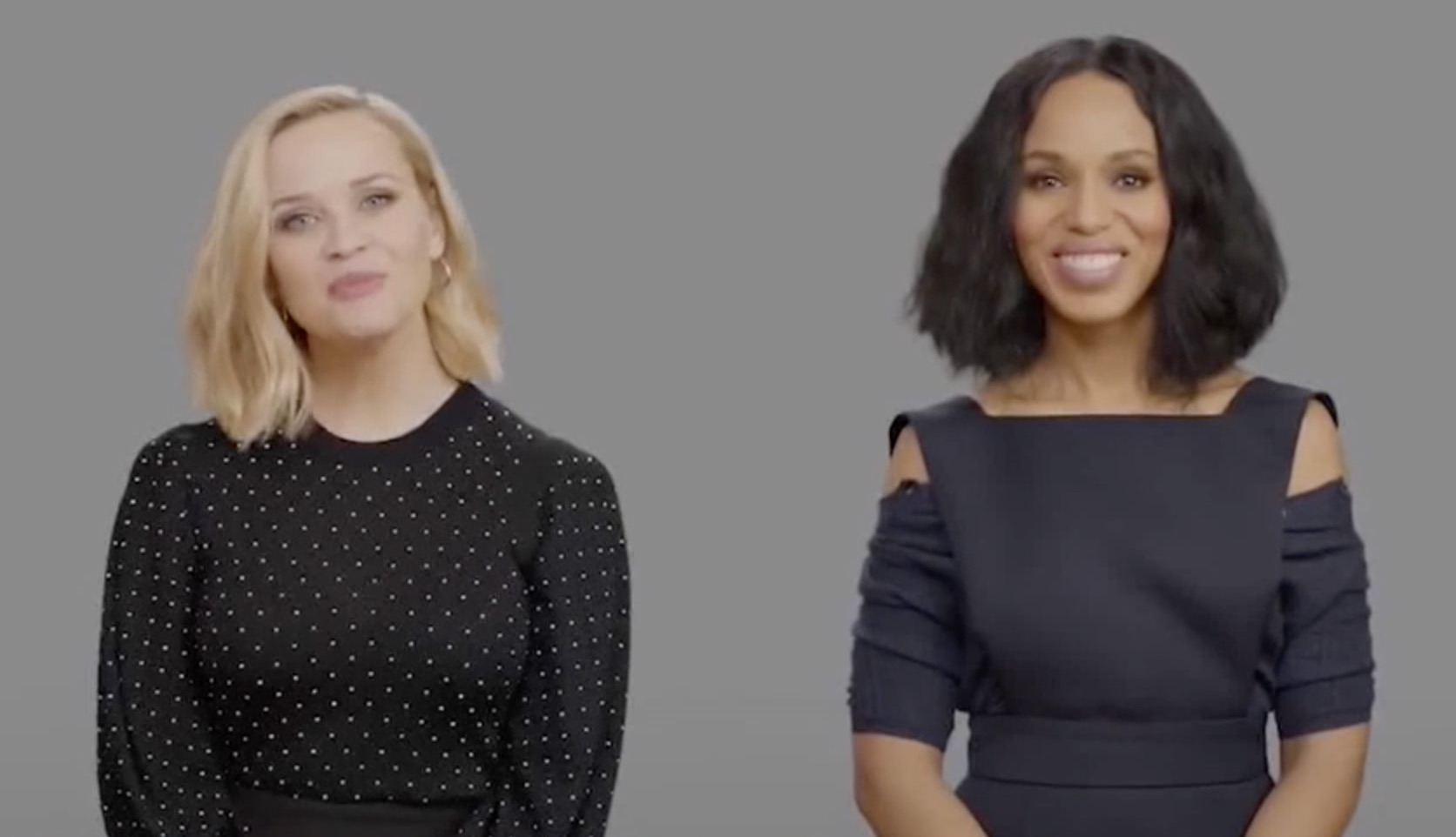 Reese Witherspoon and Kerry Washington Arrive at Hulu