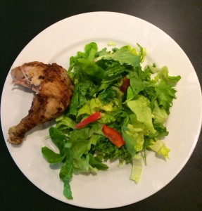 Leftovers: Chicken and Salad
